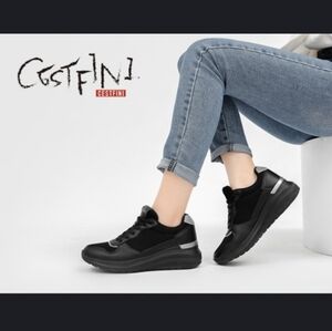 CESTFINI "WOMENS HEIGHT INCREASING WEDGE SNEAKERS"